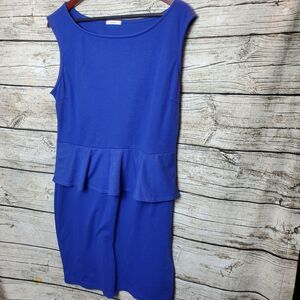 Maitai Blue Sleeveless dress Size 1X